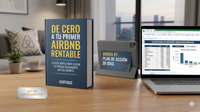 Libro PDF De 0 a tu primer Airbnb rentable